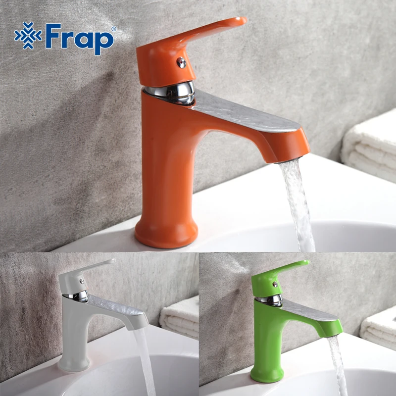 FRAP инновационный модный стиль, домашний смеситель для ванны, кран для холодной и горячей воды, черный смеситель для ванной комнаты F1042