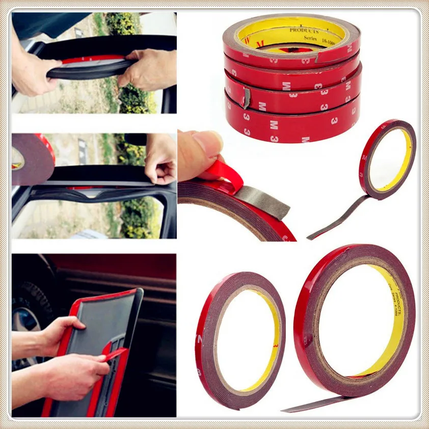 Car Permanent Double Sided Sticky Tape Roll for Volkswagen vw 07 EOS 2.0 TF FS Touareg PTouareg Touran Tuhuan Touareg2 | Автомобили и