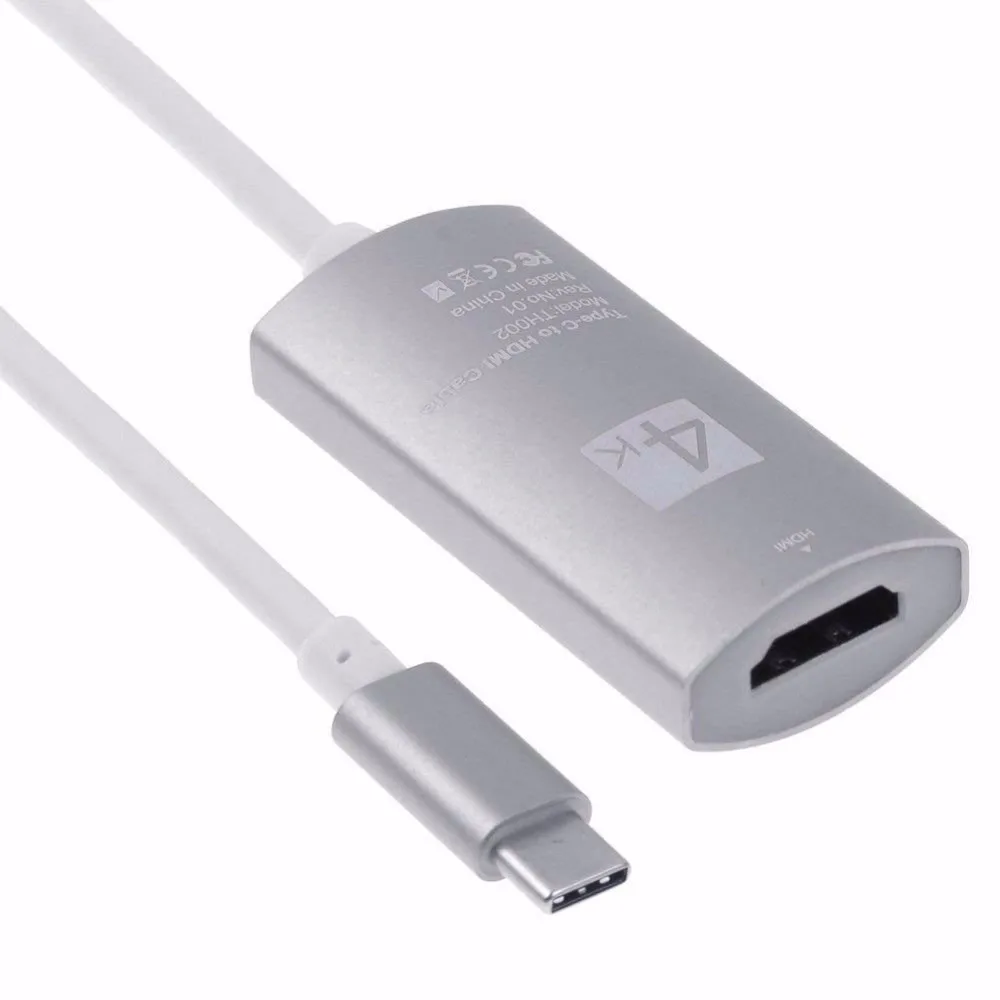 Usb type C к HDMI адаптер USB 3,1 к HDMI адаптер конвертер «Папа-мама» для MacBook2016/huawei Matebook/Smasung S8