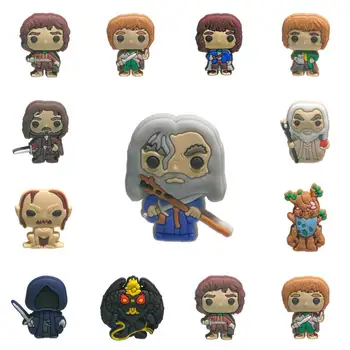 

1pc The lord of the rings PVC Shoe Charms Shoe accessories Shoe decoration Shoe Buckles Accessories Fit Band Bracelets Croc JIBZ