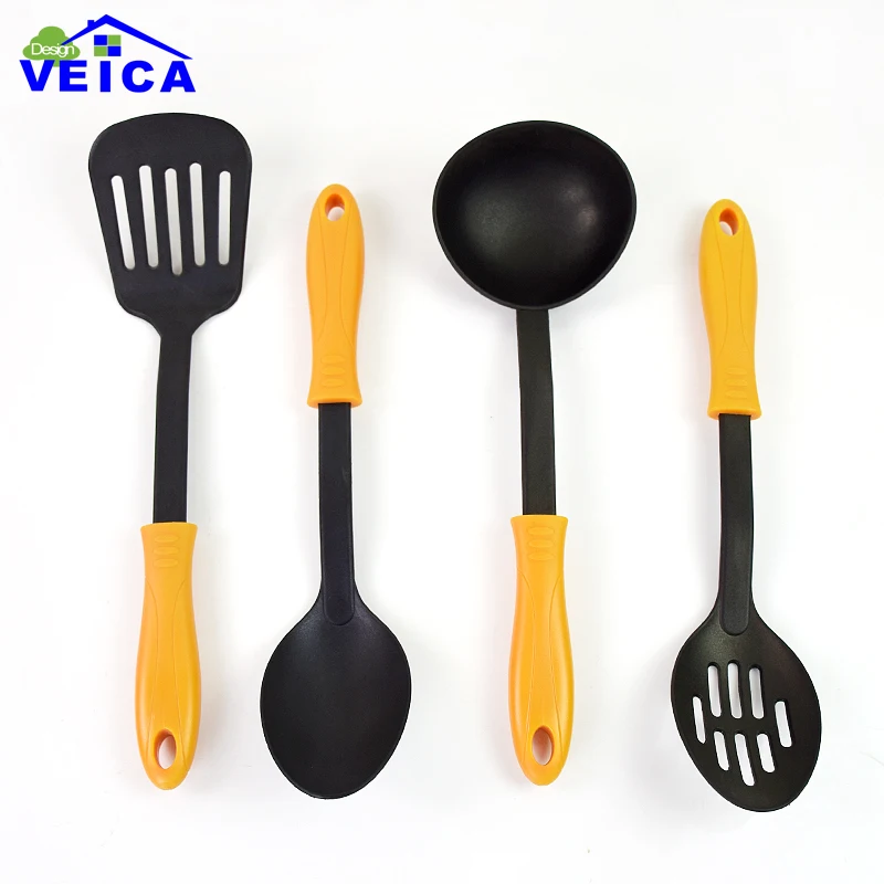 4pcs/set Kitchen Cooking Utensil Set Heat Resistant Cooking Tools including Spoon Turner Spatula Soup Ladle 4pcs/set Kitchen Cooking Utensil Set Heat Resistant Cooking Tools including Spoon Turner Spatula Soup Ladle