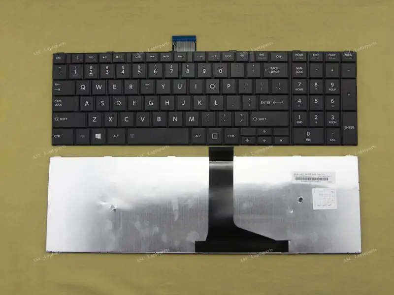 UK TOSHIBA Satellite C850D-11Q BRAND NEW BLACK LAPTOP KEYBOARD Ver