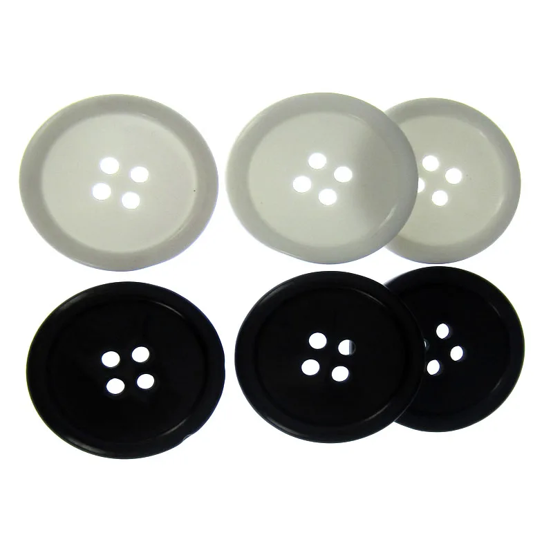 

12pcs Large Round Resin Buttons Big Buttons Fit Sewing Accessories Craft Scrapbooking 34.0mm (1.3")