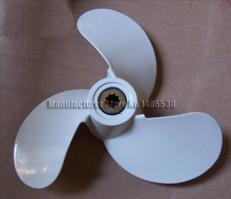 

Free Shipping Aluminum Propeller For Yamaha 2stroke 3hp 4 stroke 2.5hp outboards engines 71/4x6-BS