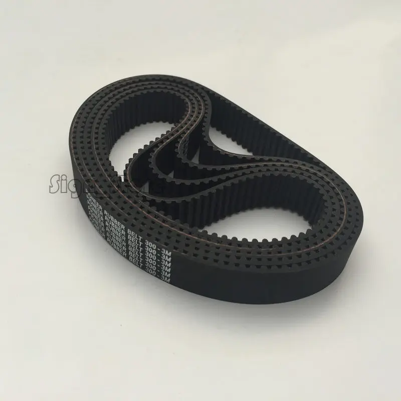 

1pc HTD 3M Timing belt 300 3M 15 teeth 100 width 15mm length 300mm HTD300-3M-15 for Co2 CNC Laser Engraver Cutter