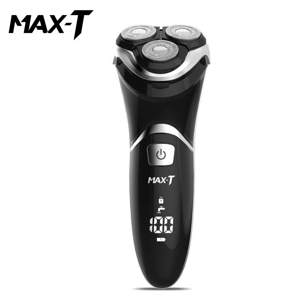 

Ship From RU MAX-T RMS8101 Electric Shaver Washable USB Cable Rechargeable Triple Blade 3D Razors Electric Shaving Beard Machine