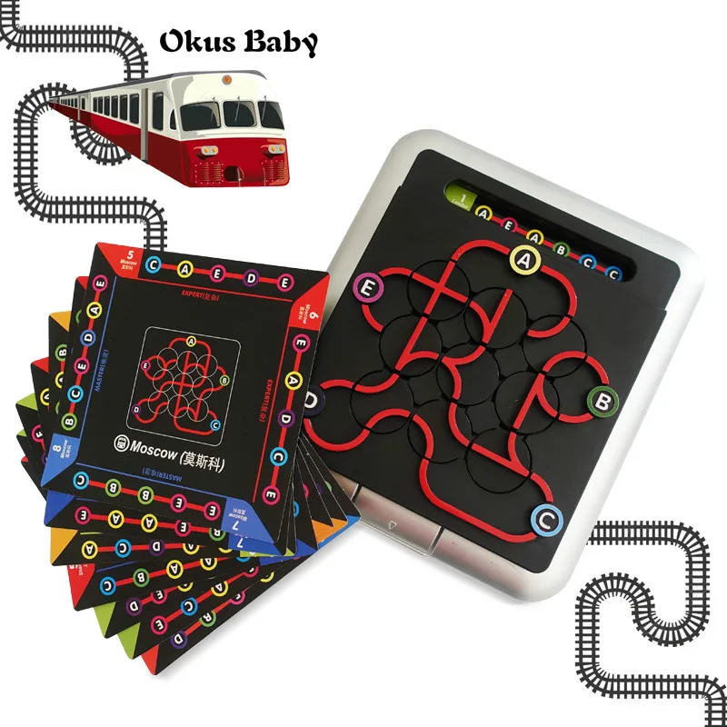 

2019 Brand New Educational Toys Montessori Learning Game for Children 60 Challenges and 4 Difficulty Levels For Kids Toy