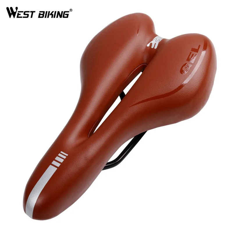 WEST BIKING Силиконовое седло для велосипеда спортивное горного дорожного с