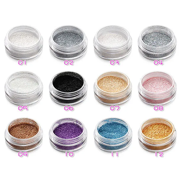 

12 Colors Glitter Eyeshadow Makeup Pallete Matte Eye shadow Palette Shimmer and Shine Diamond Eyeshadow Powder Pigment G507