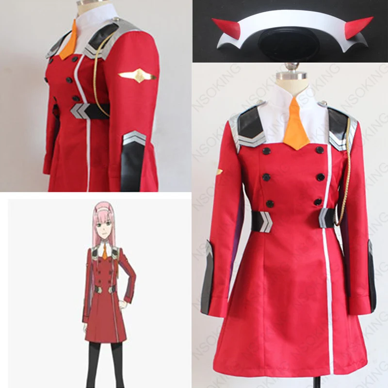 Аниме Дарлинг в FRANXX ноль два Косплей Костюм Школьная форма|Костюмы аниме| |