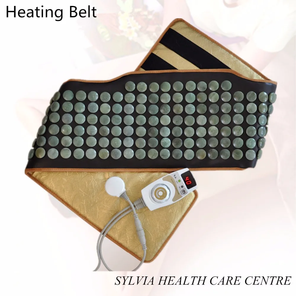 Heating Jade belt shoulder pad Wholesale natural jade stone heat belt