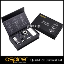 Aspire Quad-Flex de Supervivencia Kit Quad 4-in-1 Quad-Flex Flex RDTA RDA RDA Squonker Nautilus X Tanque