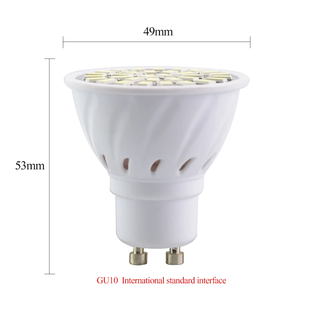 MR16 GU10 E27 светодиодный светильник точечный SMD 5733 энергосберегающий 4 Вт 6 8 110 В 220