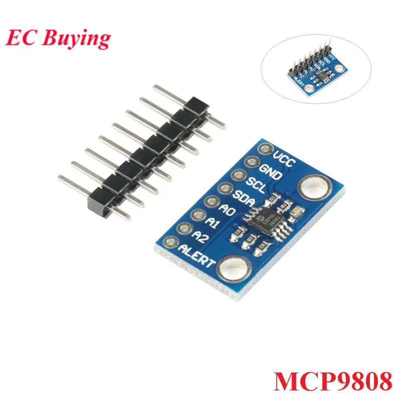 Высокая точность датчик температуры MCP9808 цифровой для Arduino I2C Breakout Board модуль CJMCU