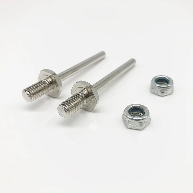 Cheap  2pcs/lot Wheel Shaft Bolt M6xD4x40mm for RC Airplane Model 