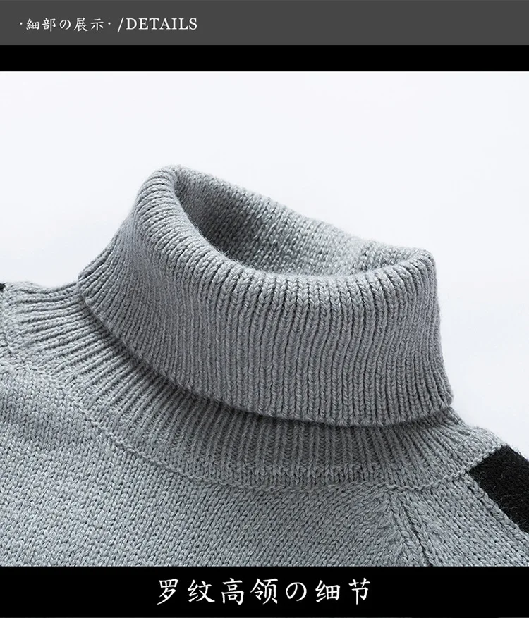 Luogen 2019 осенне-зимний пуловер свитер Вязание длинный рукав o-образным вырезом тонкая корейская модная одежда мужские свитера moleton masculino