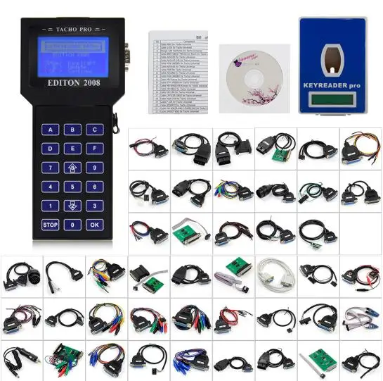 Tacho Pro 2008 Unlock tacho pro Odometer Mileage Correction Tacho pro Universal Dash Programmer 2008 Unlock tacho pro 07/2008 - Цвет: Full Set