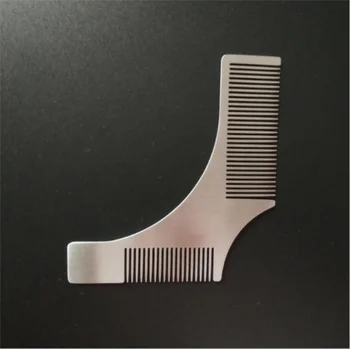 

Man Gentleman Stainless Steel Beard Shaping Tool Beard Trim Template Moustache Mold Shave Beard Modelling Tools / by dhl 100pcs