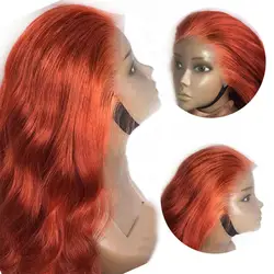 Eversilky #4 27 Омбре блонд 13x6 \ 13x3 кружева спереди человеческие волосы парики для женщин 360 кружевных фронтальных париков бразильские тела