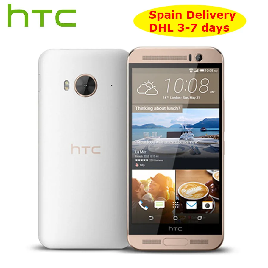 

Spain Delivery NEW HTC One ME M9ew Dual SIM 4G LTE Mobile Phone 5.2" OctaCore 3GB RAM 32GB ROM 2560x1440P 20MP Android Callphone