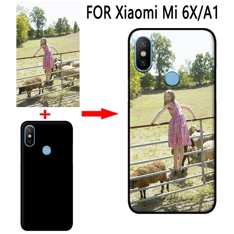 Индивидуальный чехол mosirui DIY для Xiaomi Mi 6X A2 HD с УФ-принтом Мягкий силиконовый из ТПУ