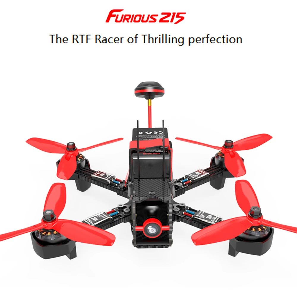 Гоночный Дрон Квадрокоптер Walkera Furious 215 BNF (Без передатчика) с камерой 600TVL RC (с