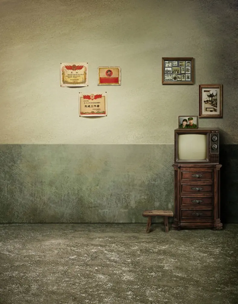 

5x7ft Old China Room TV Photography Backdrops Photo Props Studio Background
