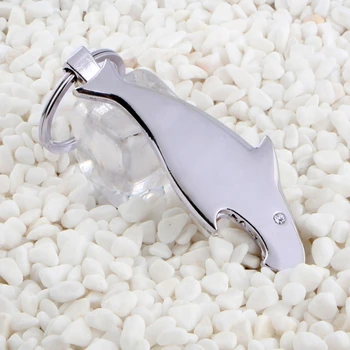 

FREE SHIPPING BY DHL 50pcs/lot key chain Dolphin Keychains Metal Lovely Dolphin Keyrings for Gifts