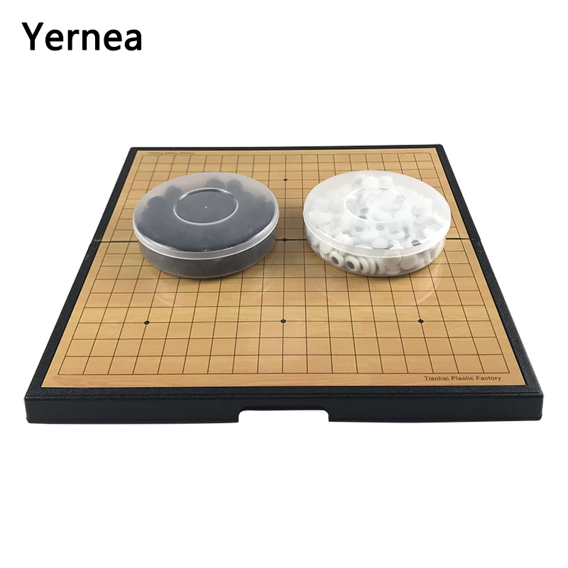 

Children Go Game portable folding go game large magnet magnetic disks children Go Go Set plastic chess board
