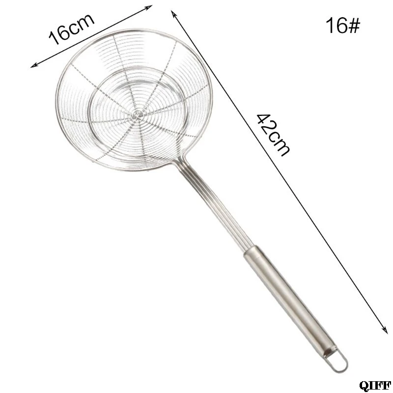 Паук фильтр из нержавеющей стали шумовка ковш еда Жарка ложка с длинной ручкой для дома кухня жареная кухня ресторан JUN06