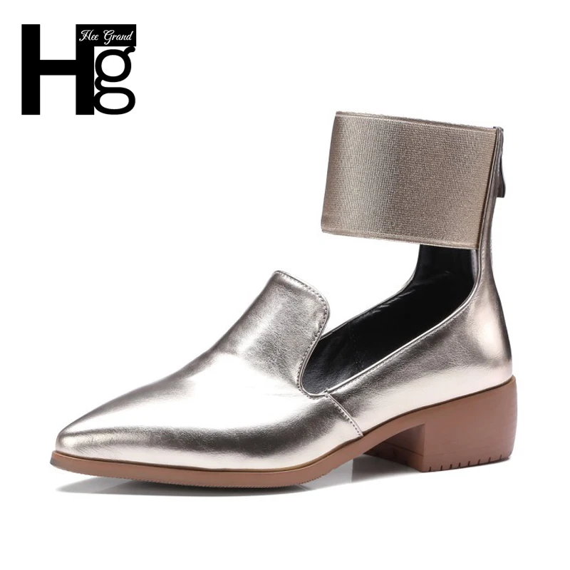

HEE GRAND Elegant Women's Pumps Fashion Pointed Toe Concise Design Low Square Heel Shoes for Fashion Woman WXG486