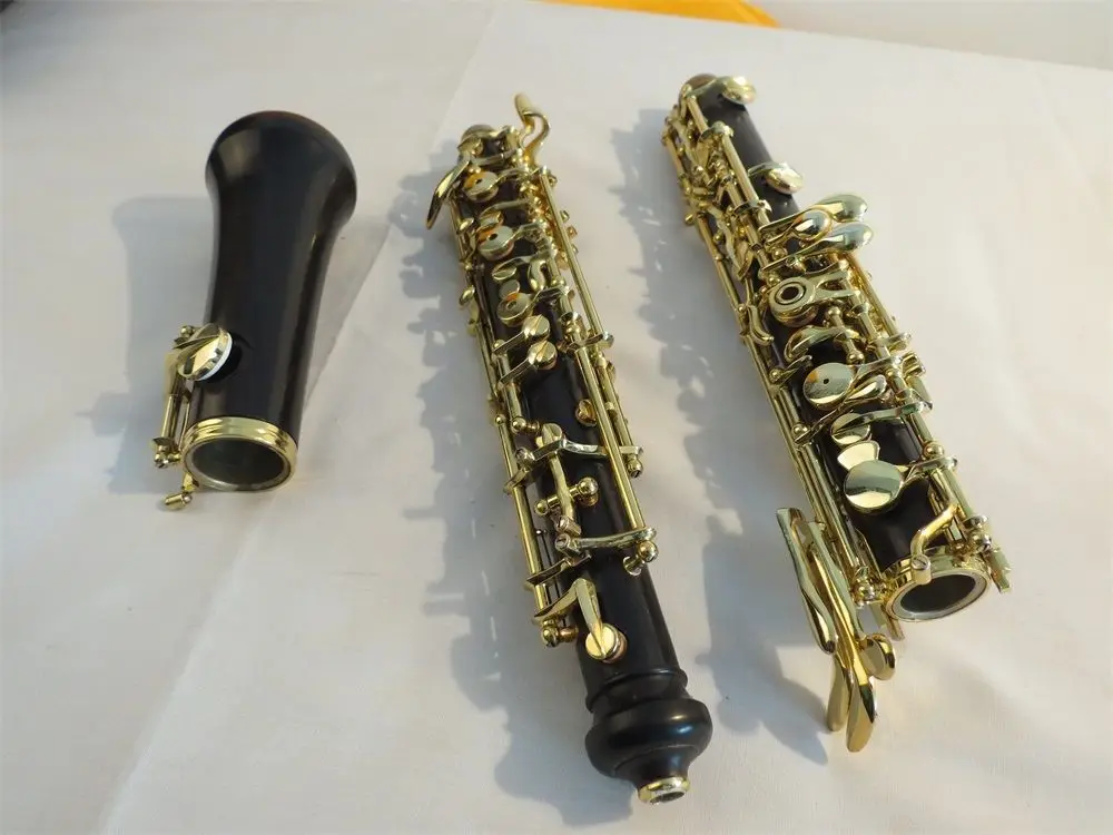 Профессиональный ebony концертный полностью автоматический oboe, позолоченный C Ключ#9455