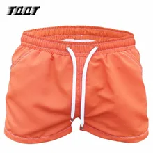 Tqqt Купальники для малышек пляжные Для мужчин Активный Совет Шорты простой Дизайн пиджаки Твердые Для Мужчин's Шорты для женщин тонкий Шорты для женщин эластичный пояс пляжные шорты 7P0120