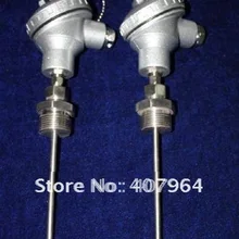 K Тип термопары термометр с резьбой, оболочка SS304 t, 1/4NPT резьба, аллюминевая головка