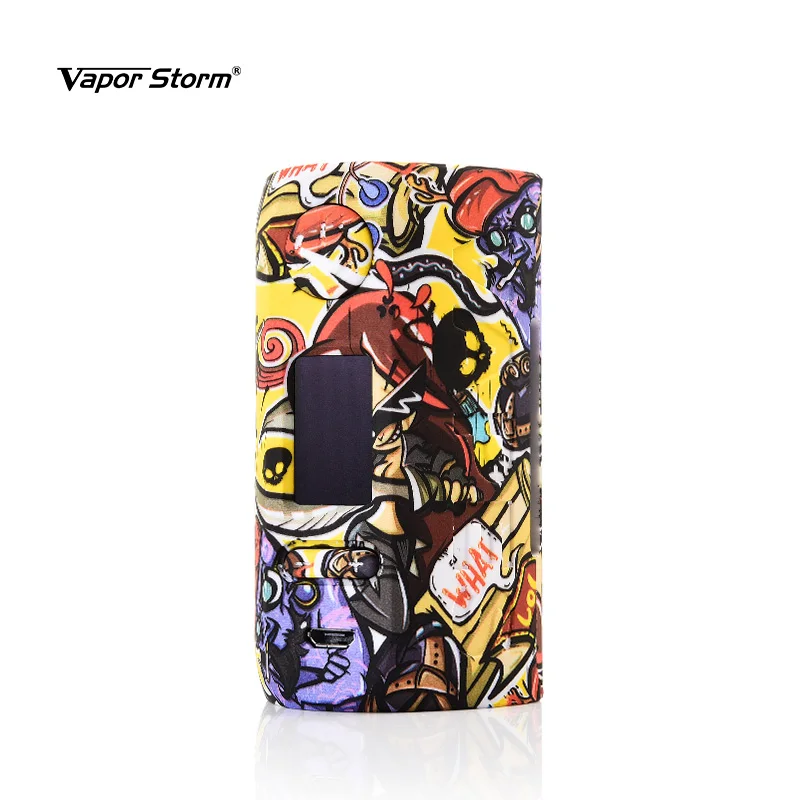 Vapor Storm Storm230 Bypass 200 Вт VW TC Box Mod Vapes модный мод с поддержкой двойной батареи 18650 электронная Сигарета RDA RBA RDTA - Цвет: Cartoon