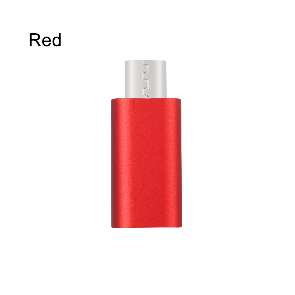 Универсальная зарядка через usb передачи адаптер 8 Pin док-станция для женщин Micro Мужской дата и зарядный кабель конвертер мобильного телефона передачи и синхронизации данных - Цвет: Красный