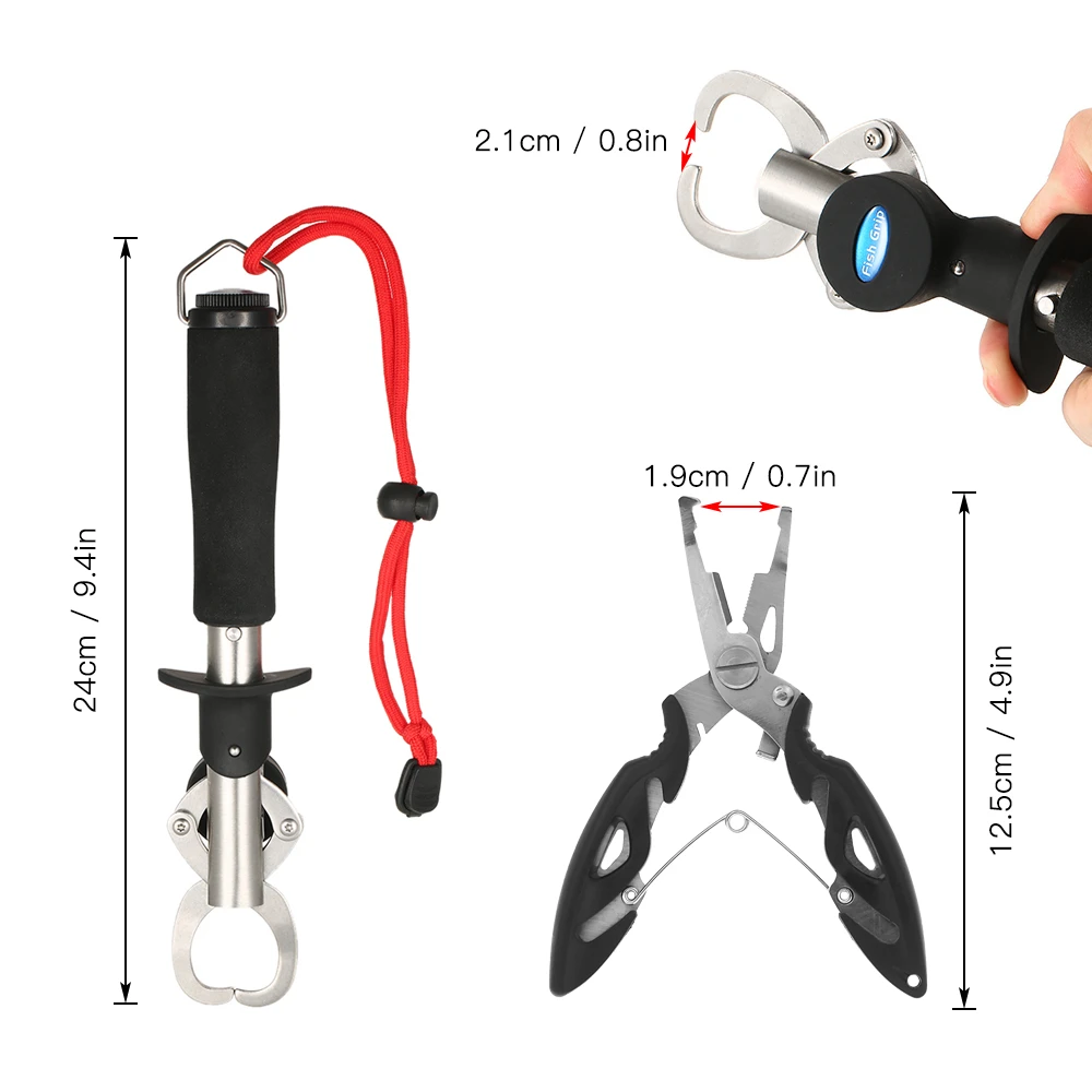 15 кг/33 фунта Вес Портативный рыболовный захват ручка из нержавеющей стали захват карпа рыба губы захват рыболовные снасти инструмент Alicate De Pesca