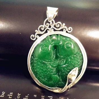 

S925 silver inlaid Antique Silver manufacturers selling auspicious Pisces