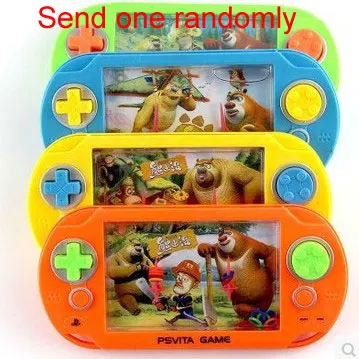 ASSOT Squishy Water Ring Toss Squeeze Toy Child Handheld Game Machine Parent-Child Interactive Antistress Game Toys For Children - Цвет: Синий