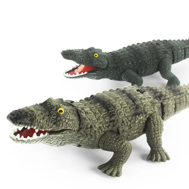 

Simulation Crocodile Remote Control Toys Children Creative Halloween Gifts Crocodile Models RC Animals Crawler Models Toys