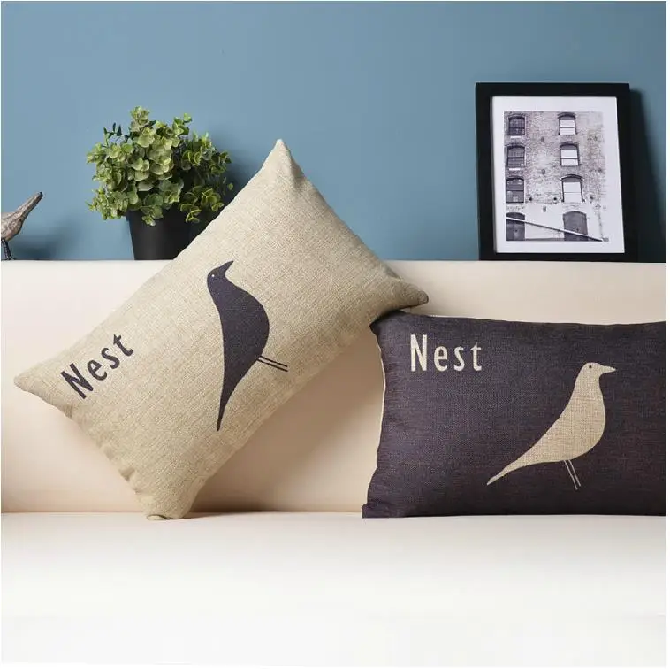 Nordic nest nest Birds Pillow cotton Cushion pillow Cushion Home