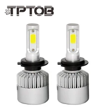 

TPTOB H4 H7 H11 H1 H3 9005 9006 COB Car LED Headlight Bulbs Hi-Lo Beam 72W 8000LM 6500K Auto Headlamp Fog Light Bulb DC12v 24v