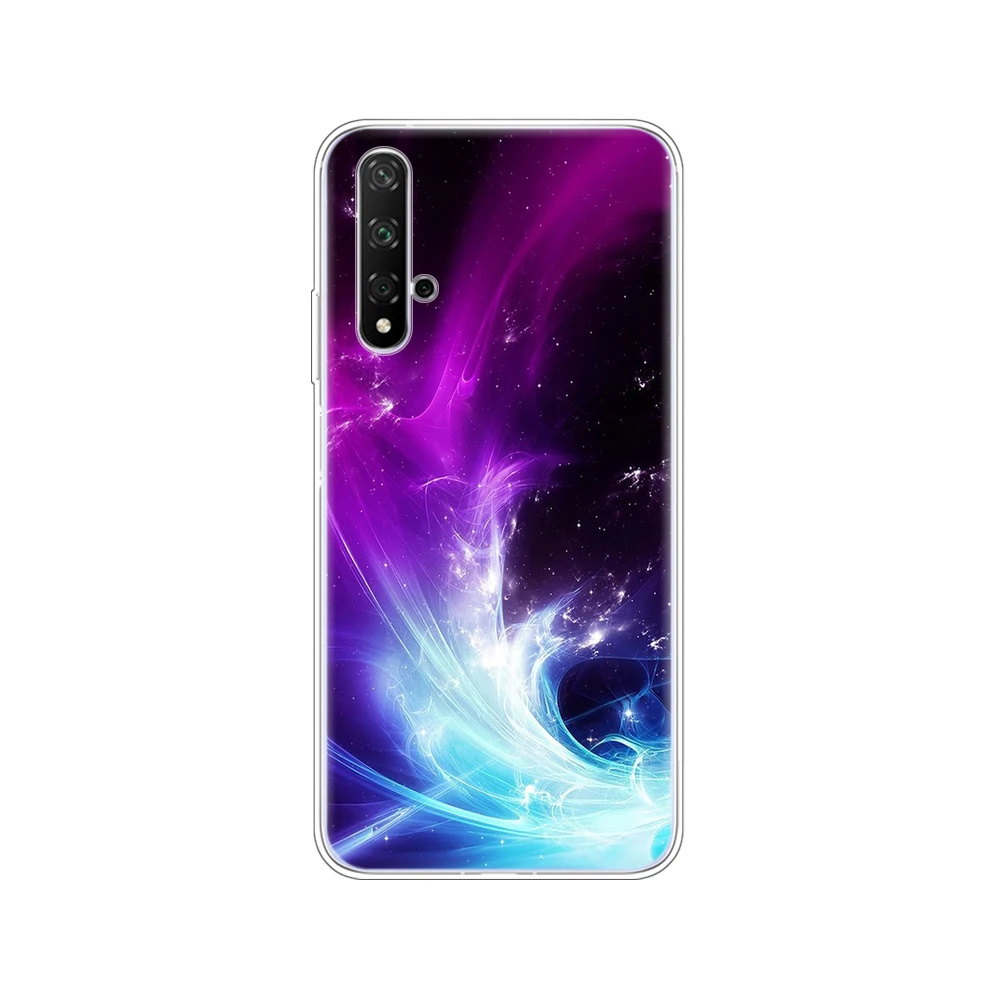 Case On Honor 20 Case Silicon Back Cover Phone Case For Huawei Honor 20 Pro Lite Honor20 YAL-L21 YAL-L41 Luxury Cartoon - Цвет: 11087
