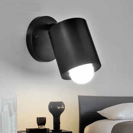 

Simple Modern Wall Sconces Creative Iron LED Wall Light Fixtures For Home Indoor Lighting Bedside Wall Lamp Lamparas