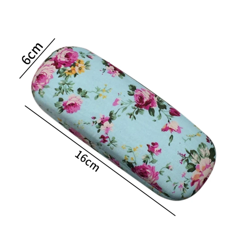 Новый Жесткий Чехол для очков es женские корпуса оптики чехол s с цветочным