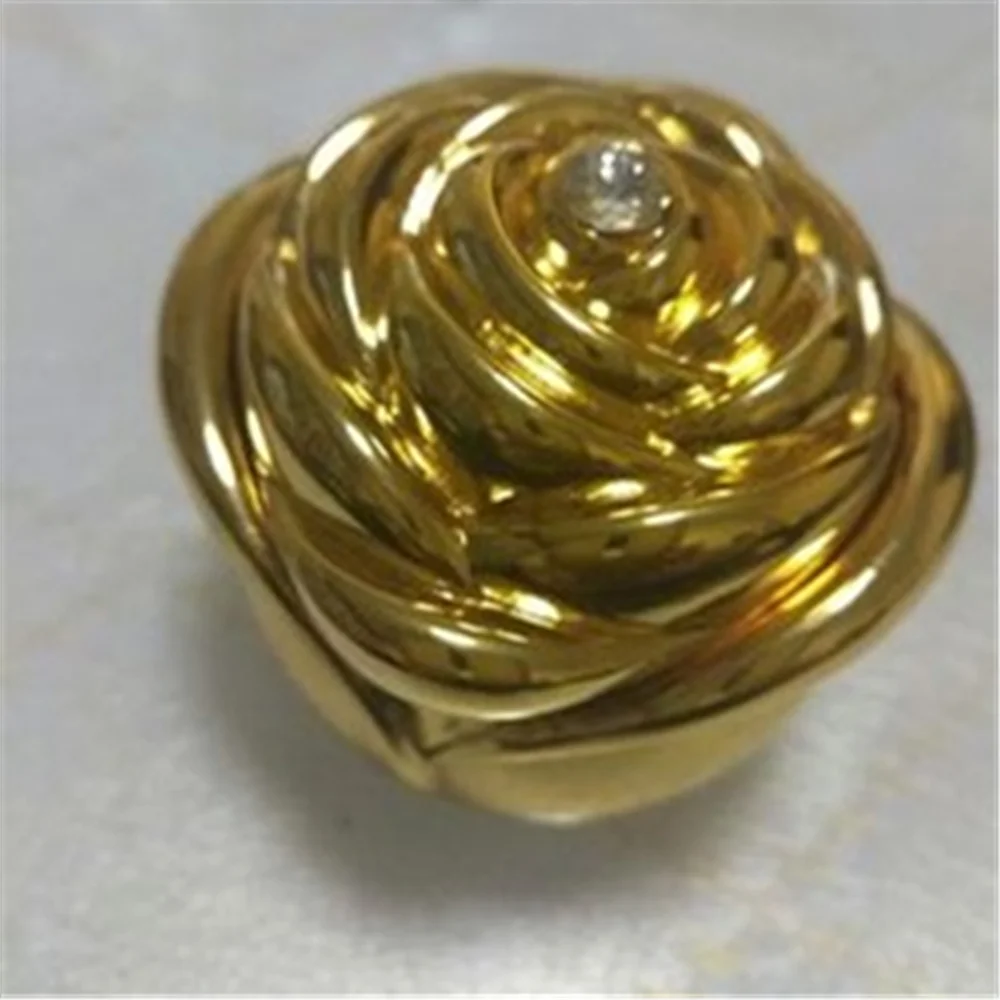 Metal European style Jewelry Storage Box Packaging Wedding Box Rose type Marriage Ring