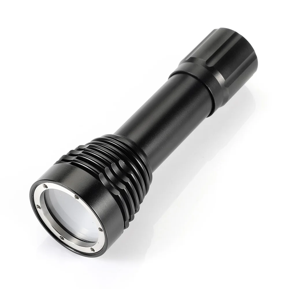 Goedkoop LED Duiken zaklamp XML L2 4000lm duiken licht Onderwater Torch 18650 Mini zaklamp + 18650 batterij en USB charger KIT