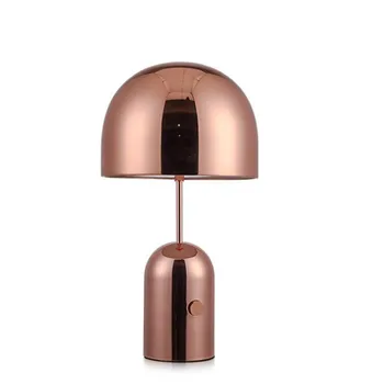 

Post-modern Luxurious Rose Gold Mashroom Designer Table Lamp for Foyer Bed Room Study Decor Desk Lighting Fixture 1834