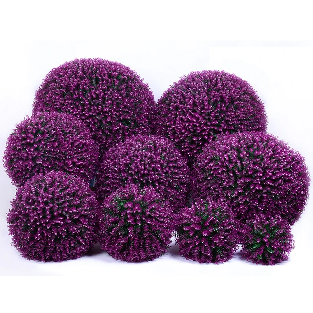 Green Grass Ball Artificial Plant Milan Grass Ball Plastic Boxwood Ball