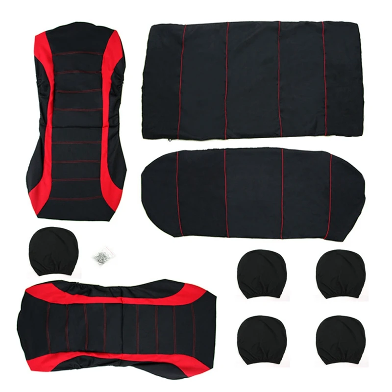Interior-Accessories-Car-Seat-Covers-Compatible-with-95-Vehicles-Seat-Cover-For-Lada-Volkswagen-Red-Blue (3)